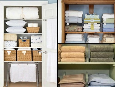 Organizing a Small Linen Closet - Smallish Home